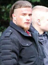 Tommy Haasch bei der Beerdigung von Siegfried Borchardt in Dortmund am 21.1.2022 (Bild: Pixelarchiv)